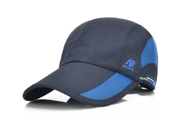 2024 New Men's Quick Drying Baseball Cap Korean Outdoor Sunscreen Visor Women's Athleisure Waterproof Mesh Cap Viralgem Store