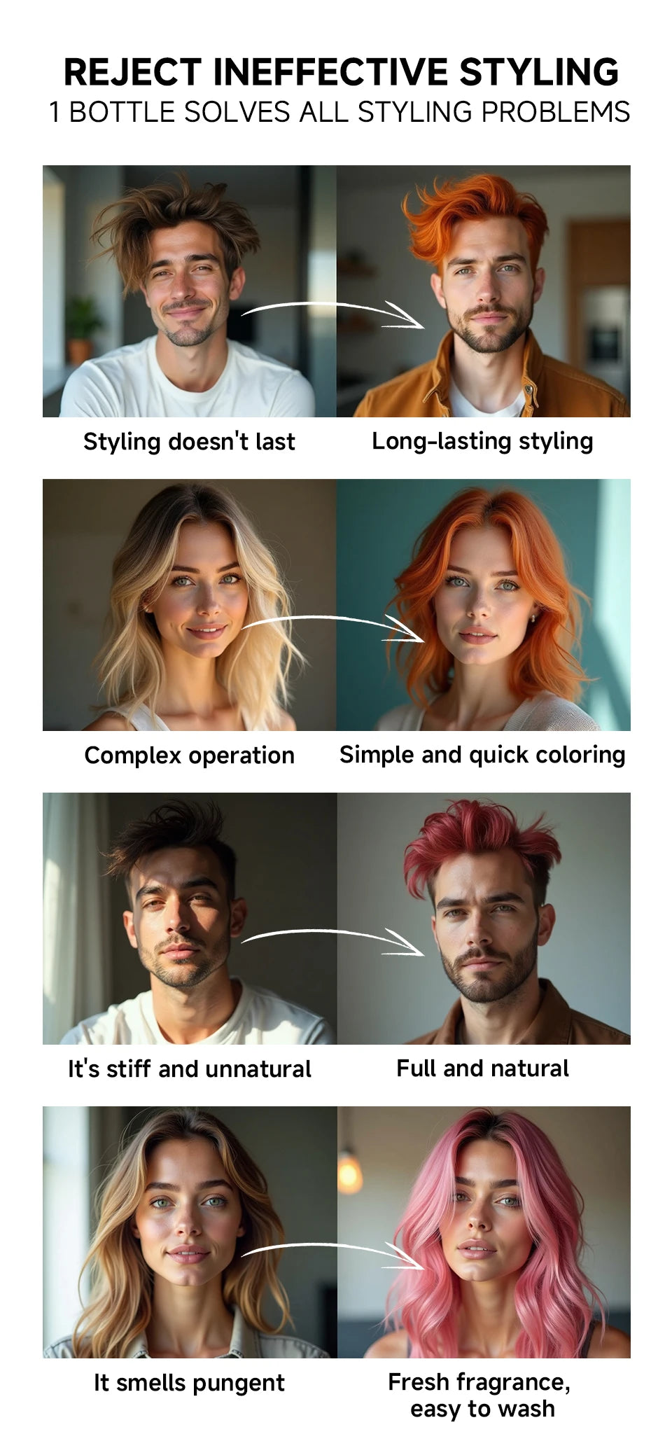 Temporary Hair Color Wax 13 Colors Hair Styling Hair Dyeing Paste Long Lasting Hair Dye Mud Kids Diy Hair Colour Cream Wax 50g Viralgem Store