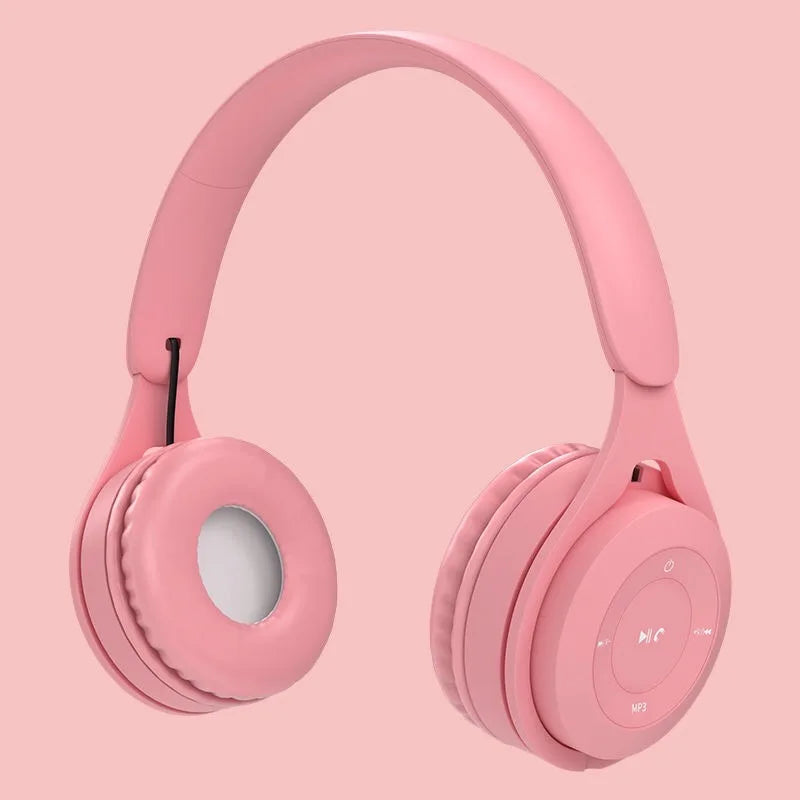 Y08 Macaron Wireless Bluetooth Headphones With Microphone Wired Earphones Gaming Headset Gamer Mp3 Players Choice Kids Gifts Viralgem Store