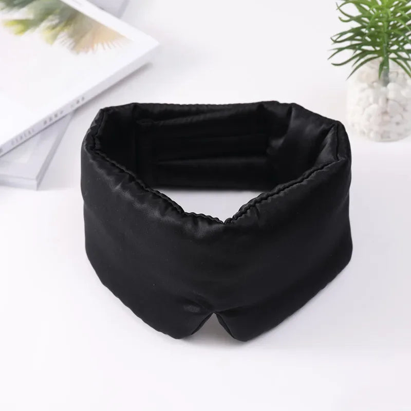 3D Memory Real Silk Sleep Mask Patches Face Sleeping Mask Eyeshade Shading Breathable Eye Mask Sleep Aid Anti Snore Eye Patch Viralgem Store