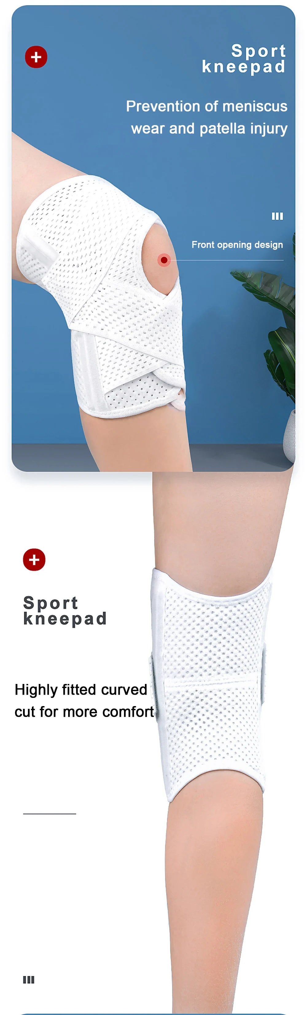 1PC Sports Kneepad Men Women Pressurized Elastic Knee Pads Arthritis Joints Protector Fitness Gear Volleyball Brace Protector