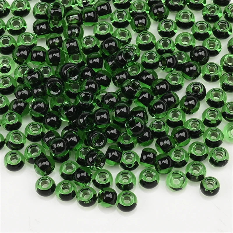 4.0mm Czech Glass Seed Beads Dye Core Small Glass Beads for DIY Making Jewelry Craft Bracelets Necklaces Earrings