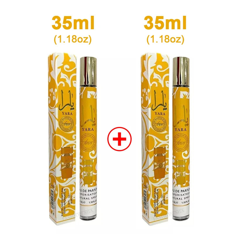 35ml Original Yara Arabian Perfume hombre Long Lasting 72h Fragrance Christmas Parfum Cologne de mujer Light Fragrance Viralgem Store