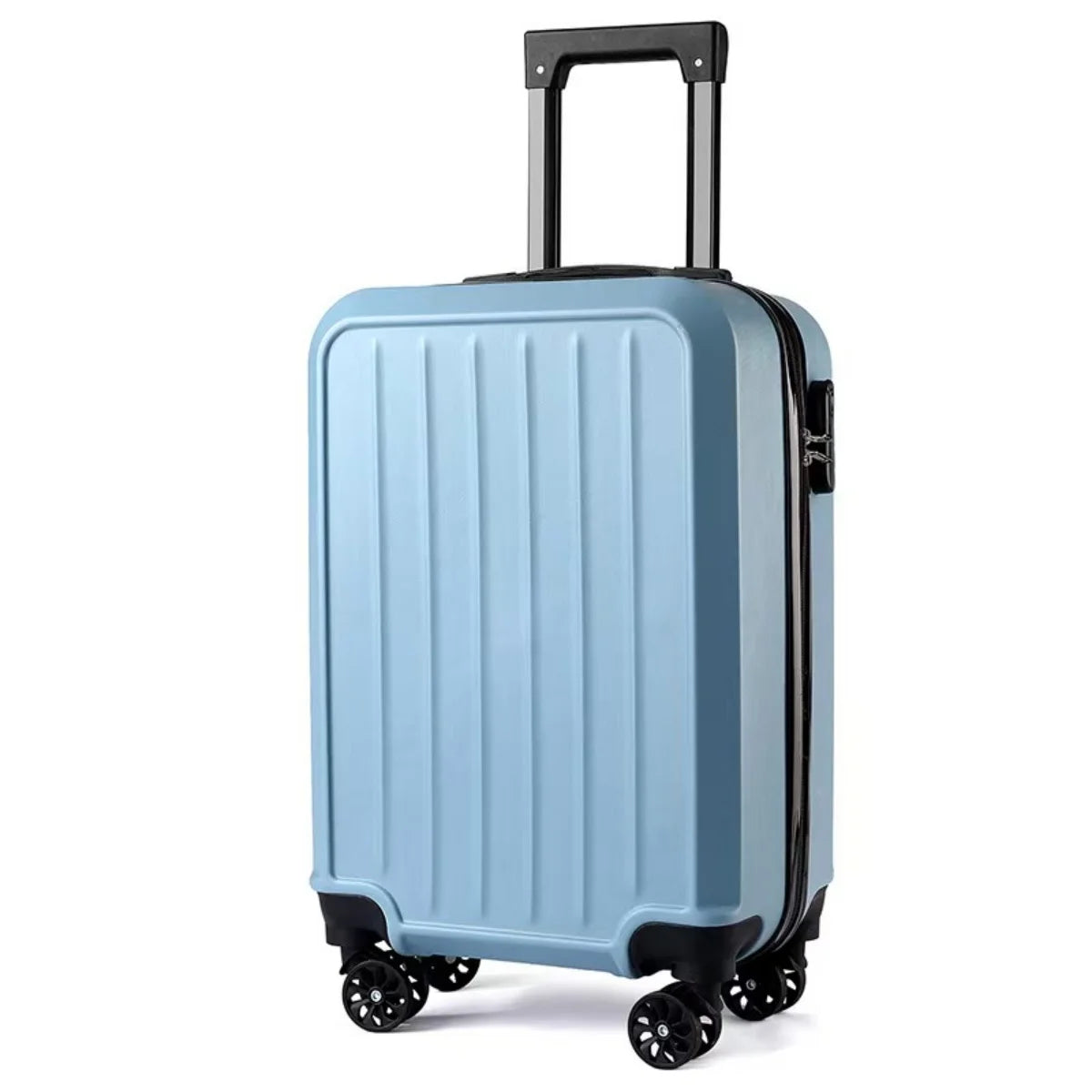 1 Piece, Pp Compression-Resistant and Resilient Material, 20inch Carry-On Suitcase, Luggage Suitcase, Trolley Suitcase, Spinner Wheels, Combination Lock, Candy Color Viralgem Store