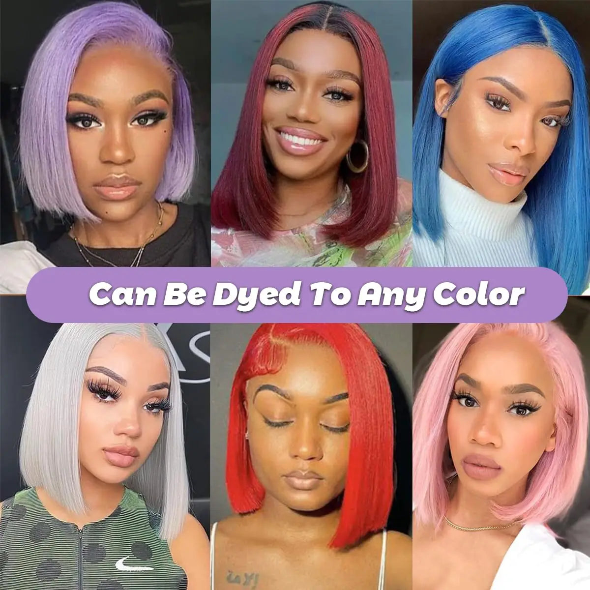 613 Blonde Short Bob Wig Transparent Lace Front Human Hair Wigs Straight 13X4 Burgundy 99j Brown Colored Cut Lace Frontal Wig Viralgem Store