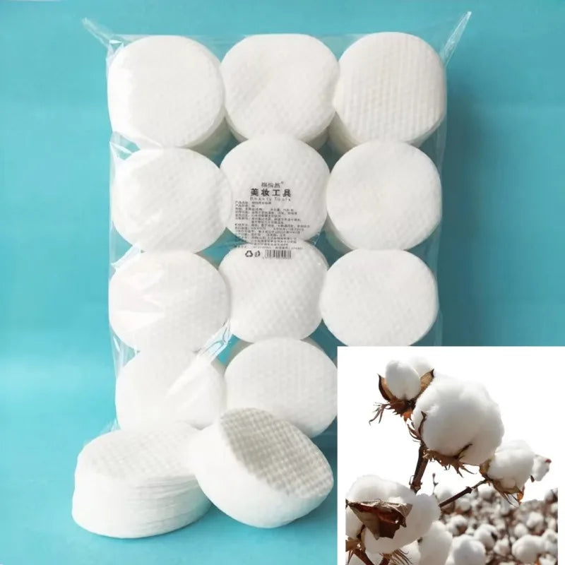 100-1200PCS Disposable Facial Puff Cotton Pads Makeup Accessories  Remover Practical Face Soft Remover Paper Take off the makeup Viralgem Store