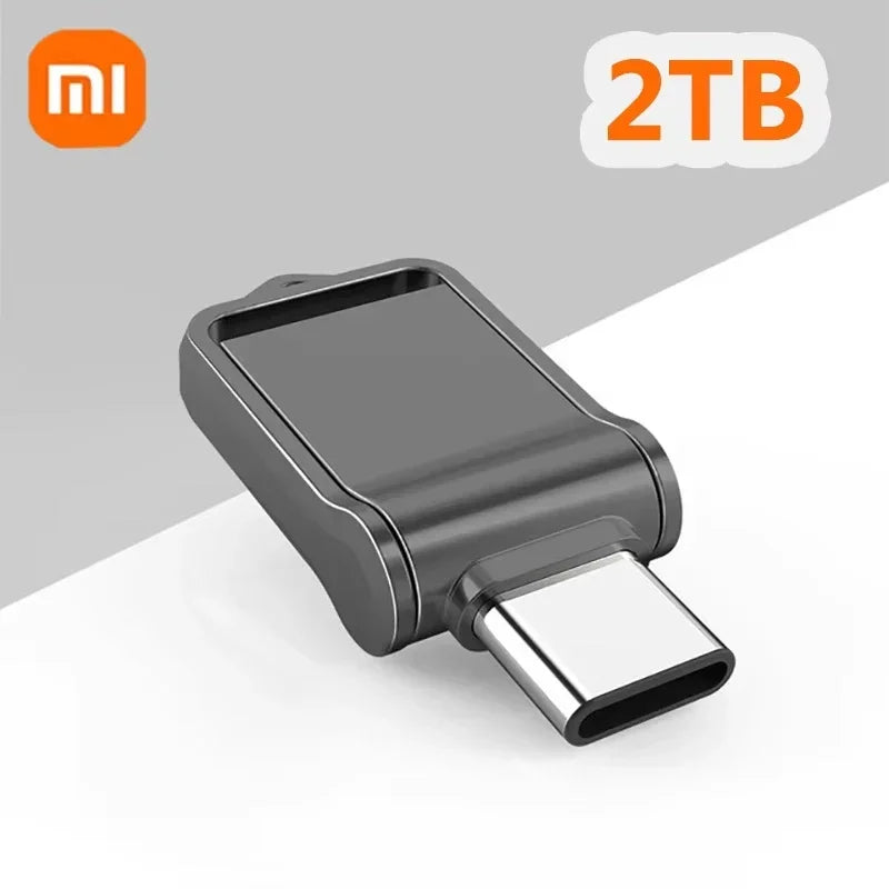 Xiaomi Mini 2TB Flash Drive USB 3.0 Fast Type C Pen Drive Memory Stick High Speed Data 512GB For Computers Phone PC Fast U Disk