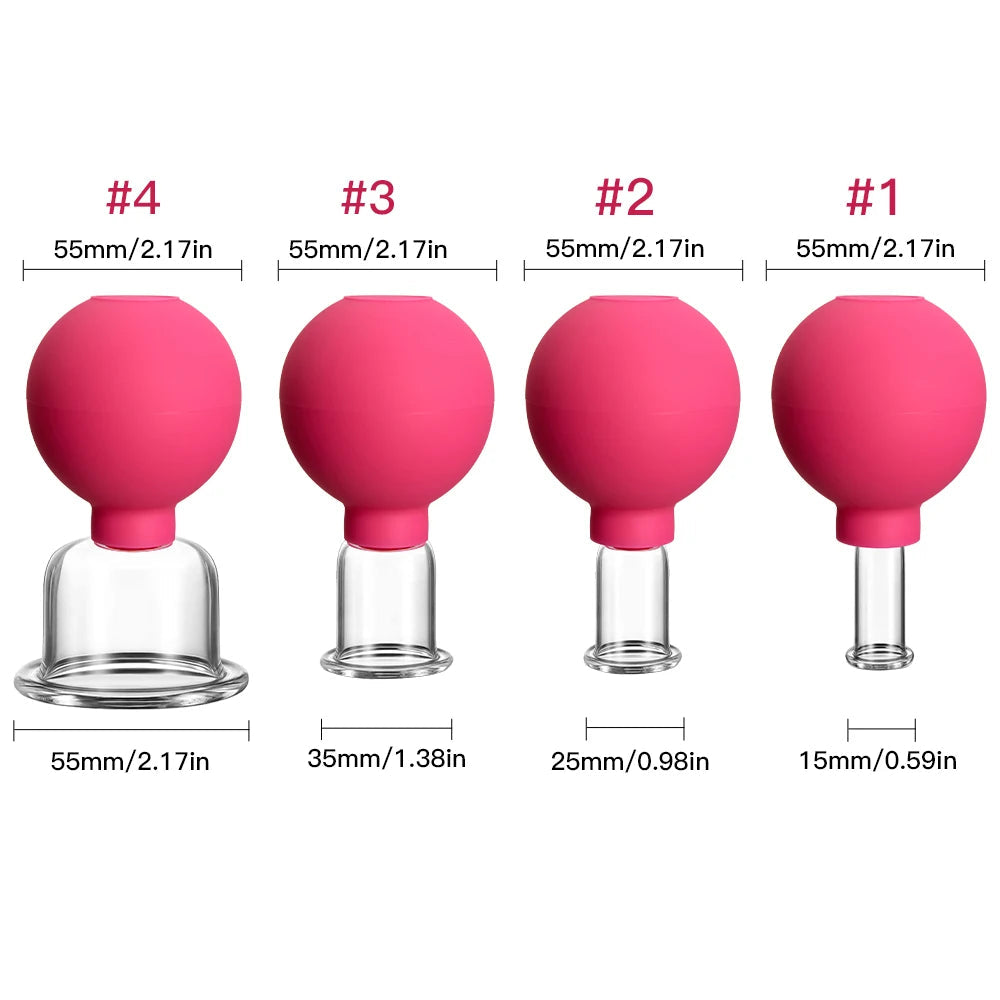 Vacuum Cupping Chinese Therapy Set Jars Anticellulite Professional Suction Cup Body Face Massager Facial Face Sucker Health Care Viralgem Store