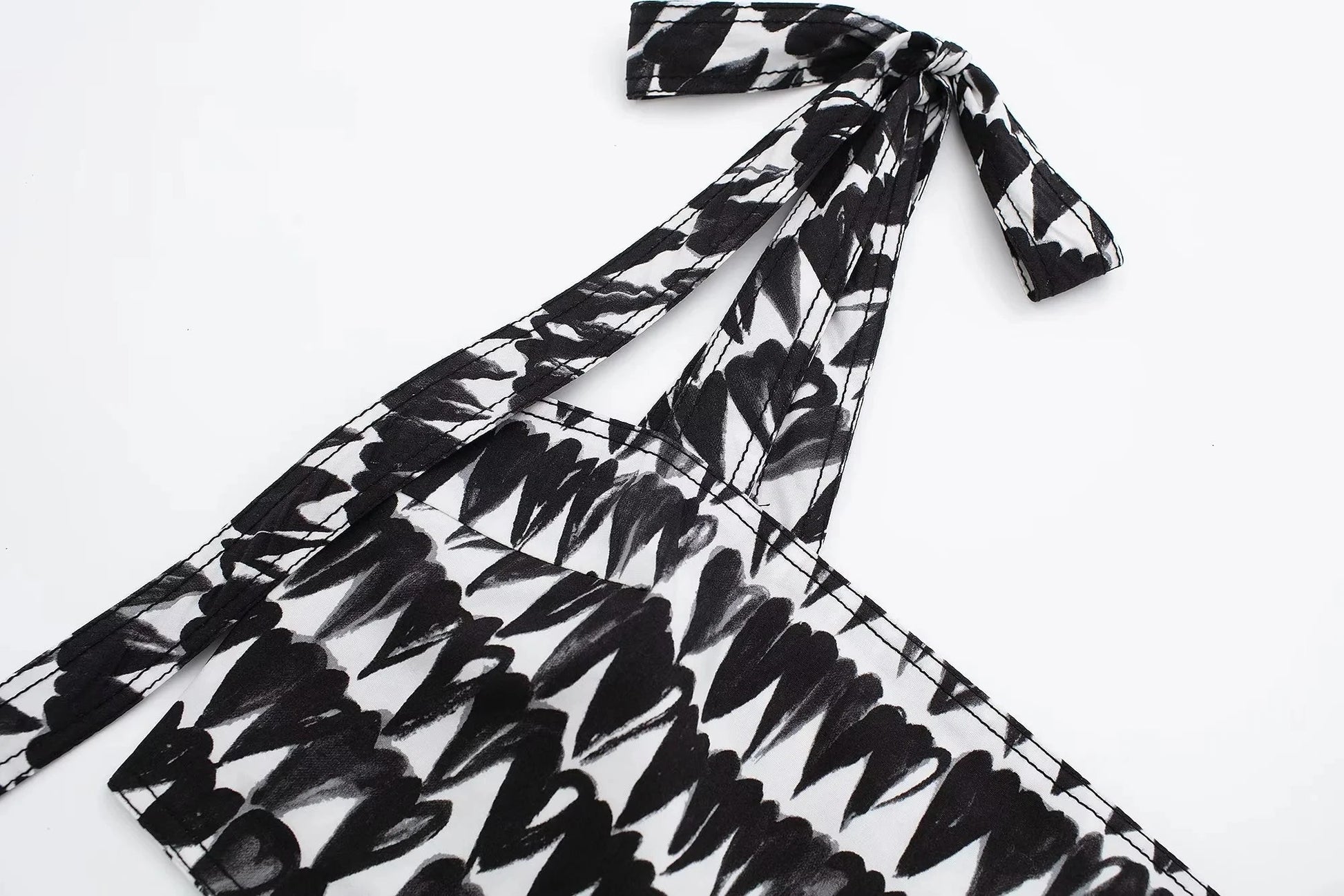 TRAFZA Women Fashion Geometric Print Skirt Zipper Fly High Waist Slim Midi Skirts Vintage Y2k 2024 Women Casual Streetwear TRAF Viralgem Store