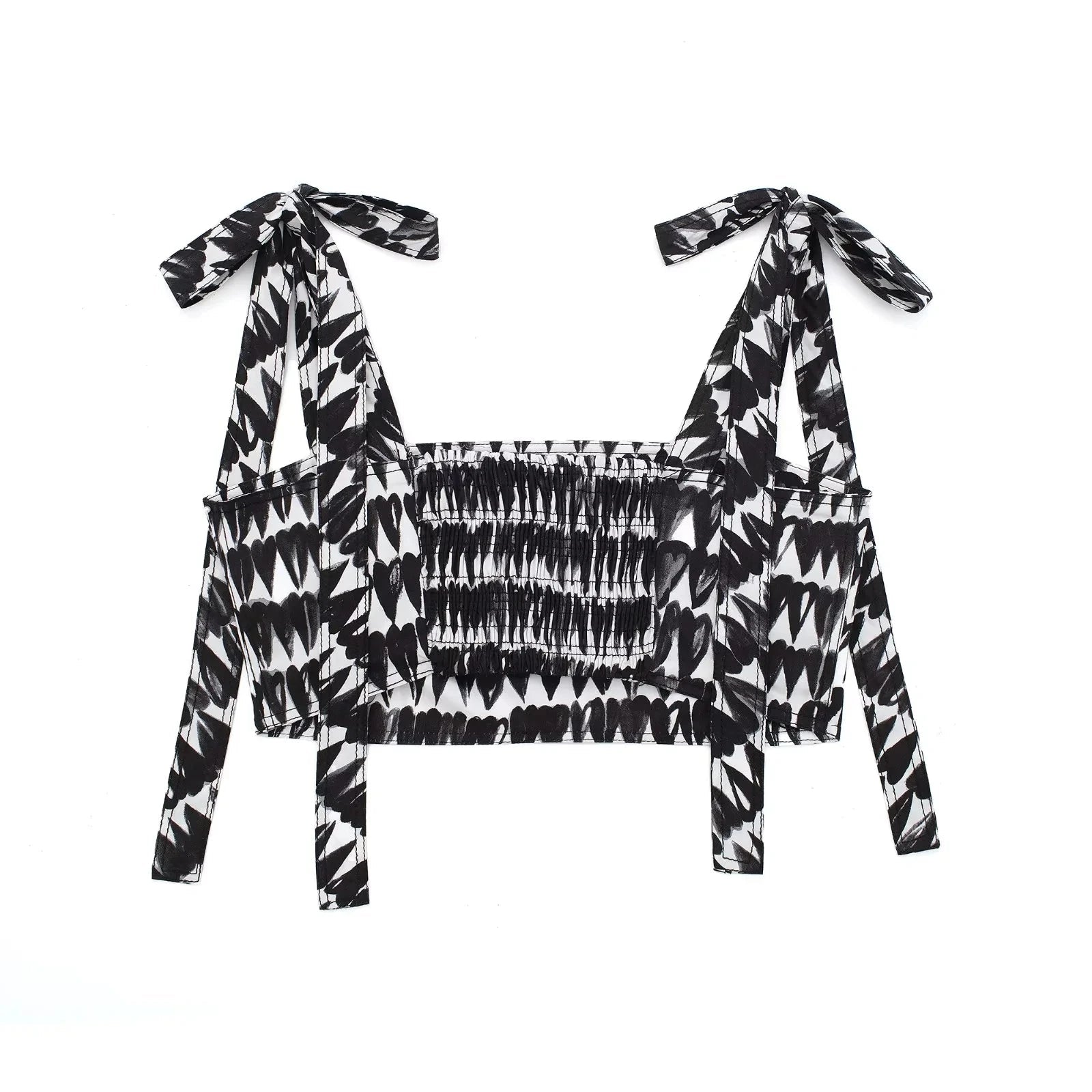 TRAFZA Women Fashion Geometric Print Skirt Zipper Fly High Waist Slim Midi Skirts Vintage Y2k 2024 Women Casual Streetwear TRAF Viralgem Store