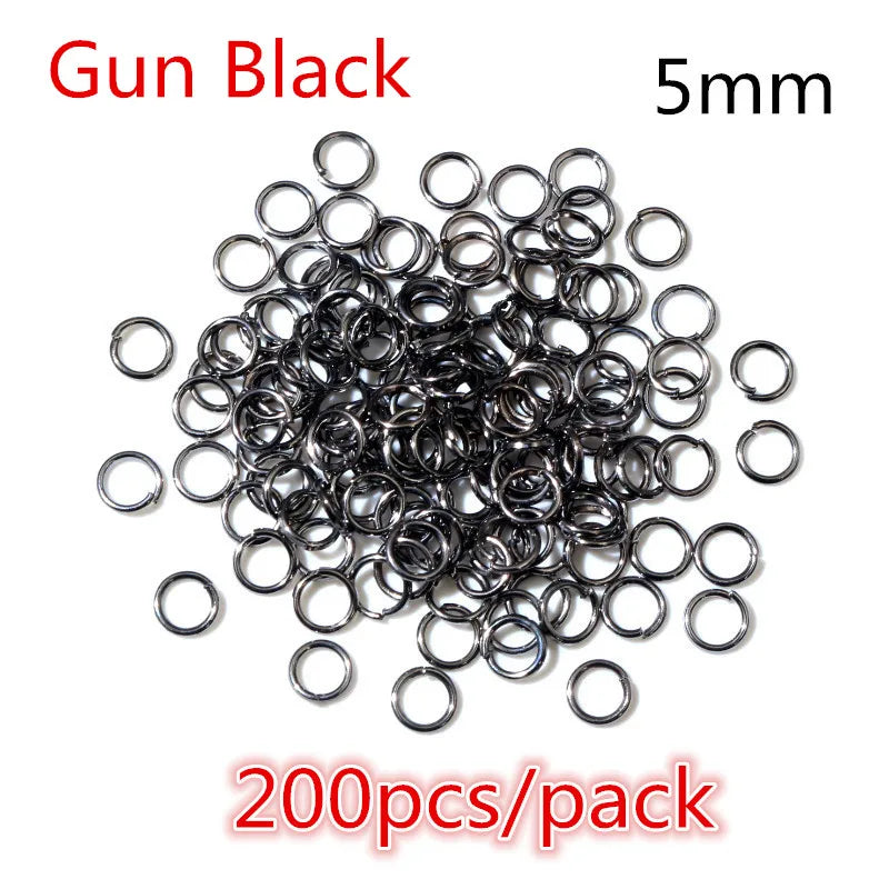 50-200pcs DIY Jewelry Making Accessories Findings Earring Hooks/Jump Rings/Lobster Clasps Craft
