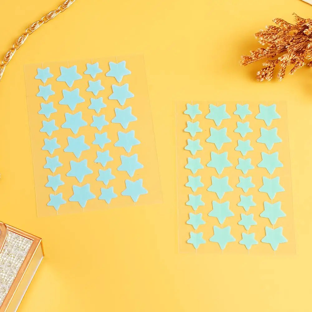 28Pcs Colorful Cute Star Shaped Acne Treatment Sticker Invisible Acne Cover Removal Pimple Patch Skin Care Viralgem Store