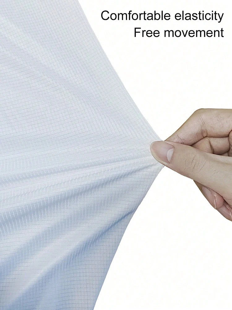 5PCS Men's Solid Color Ultralight Quick Dry Sport T-Shirt, Breathable Lightweight Top For Fitness Training Workout Running Gym Viralgem Store