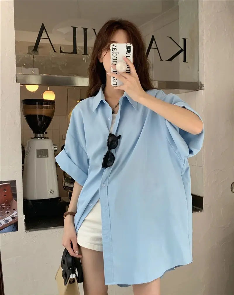 XEJ Elegant and Youth Woman Blouses Oversize Shirts Woman Summer Women's Clothing Spring 2022 Short Hand Shirt Youth Blouses