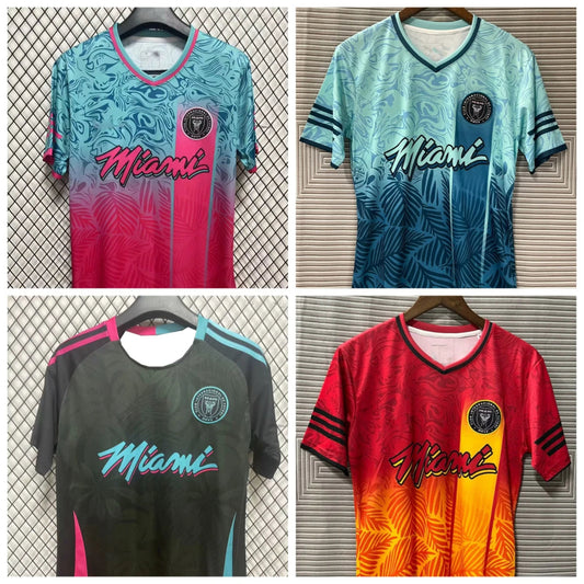 24-25 Quick-drying Miami Special Edition Jersey InterMiami No. 10 Messi Fan Edition Pre-game Football Jersey Moto Viralgem Store