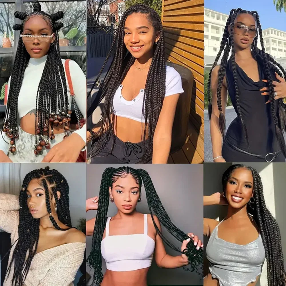 Xpression 82 Inch Jumbo Braiding Hair Synthetic Braid Crochet Hair Extensions 165g Pre Stretched Braid Wholesale For Black Women Viralgem Store