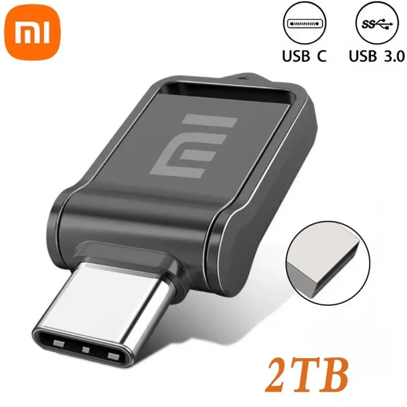 Xiaomi 2TB Usb 3.2 Flash Drive High Speed Type-c Interface Dual-use Flash Memory 512GB 1TB Stick For Phone Windows 11 Computer