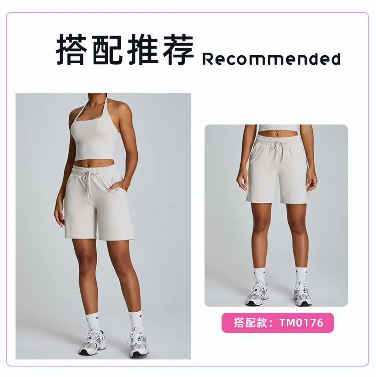 YJ-Spring and Summer New Halter Yoga Vest Women's Sling Beauty Back Exercise Underwear Slim Fit and Quick-Drying Yoga Clothes Br