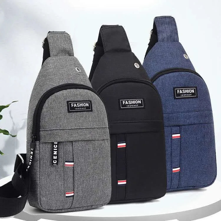 Waist Bag Men Outdoor Nylon Solid Color Shoulder Small Canvas Chest Pack for Crossbody Bags Hip Hop Streetwear Bag Fanny Pack