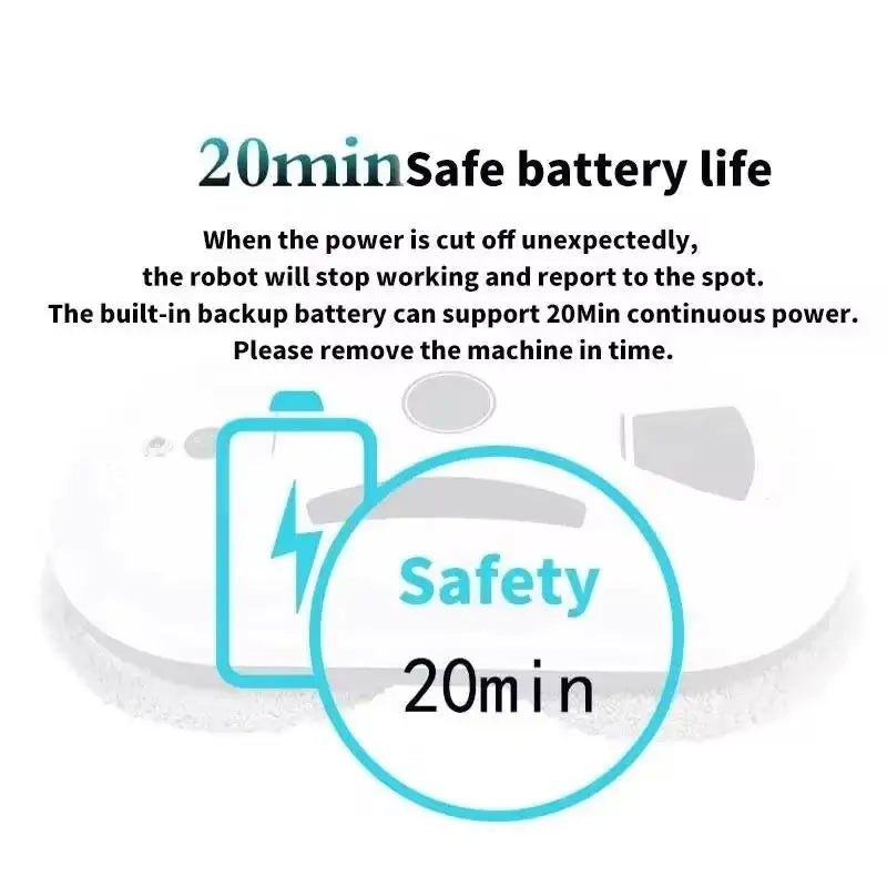 5600pa Window Cleaning Robot Household Intelligent Vacuum Remote Control Anti Fall Electric Window Washer Glass Cleaner Viralgem Store