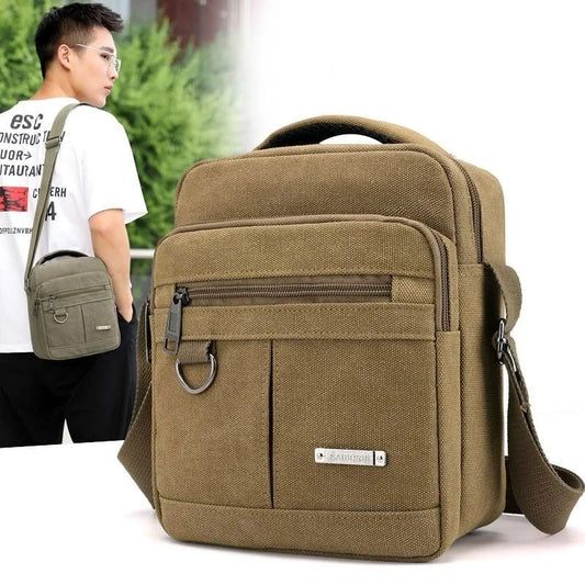 2022 New Men Canvas Shoulder Bag Casual Travel Men's Crossbody Bag Luxury Men Messenger Bags Satchel Handbags Tote