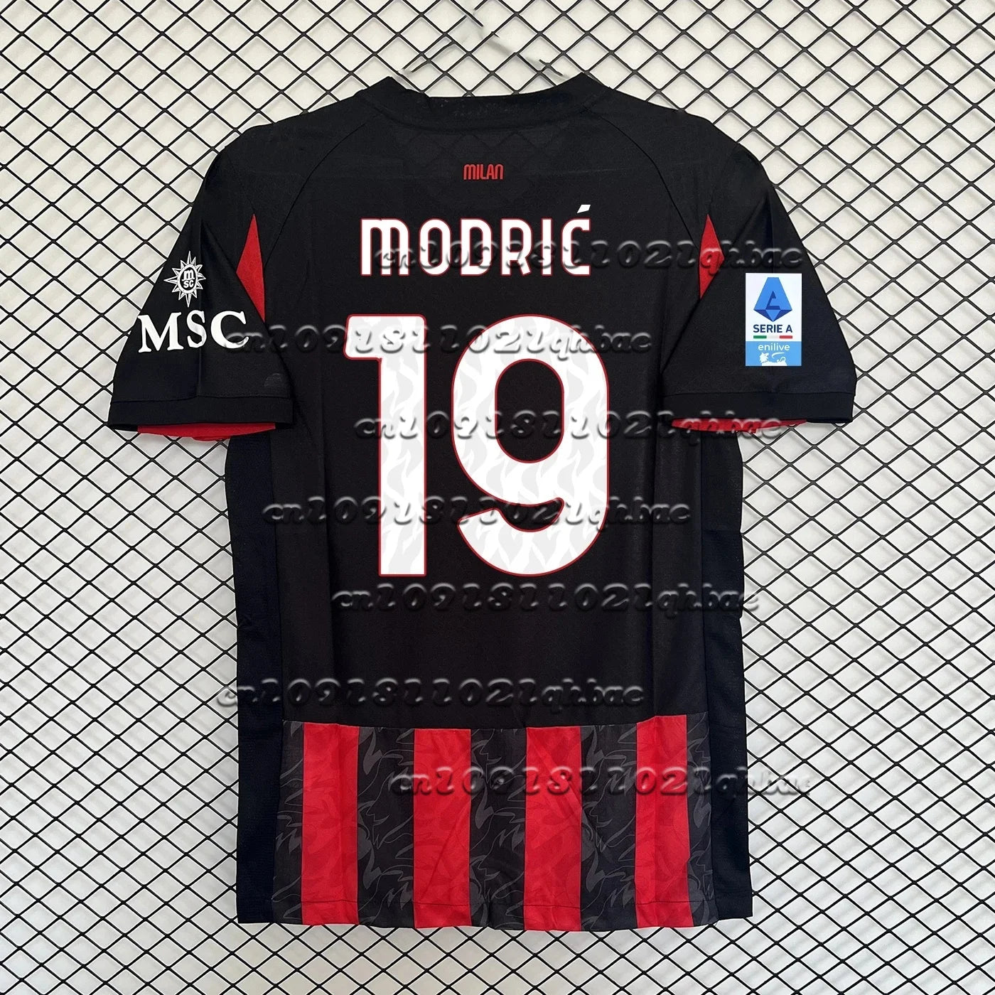 2025AC New Milan Player Edition Jerseys Home 10 Short Sleeved Leo Football Top Modric Quick Drying Comfortable Motorcycle Suit