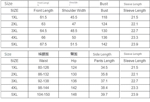 2022 Plus Size Fat Ladies Pajamas Suit Women Two Piece Set