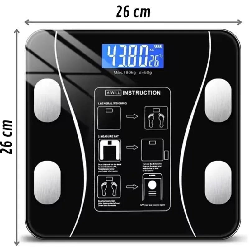 Special electronic scale for body management and fat loss smart mode Bluetooth body fat scale home weight scale ultra-precis NEW Viralgem Store