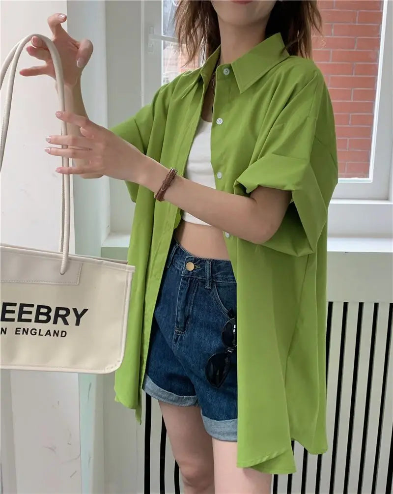 XEJ Elegant and Youth Woman Blouses Oversize Shirts Woman Summer Women's Clothing Spring 2022 Short Hand Shirt Youth Blouses