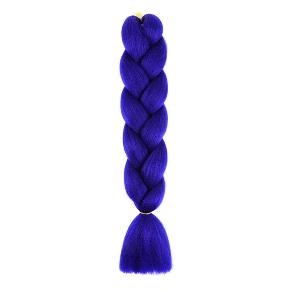 24 Inches DIY Jumbo Braiding Hair Synthetic Hair Extensions Afro Ombre Crochet Braid Hair Wholesale For Women Viralgem Store
