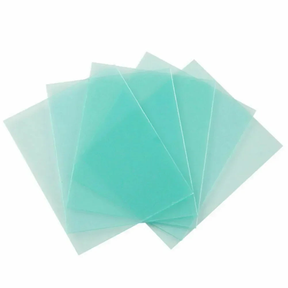 10 PCS Welding Protective Lens PC Plastic Plate Cover Green Clear Screens Welding Helmet Welding Filter