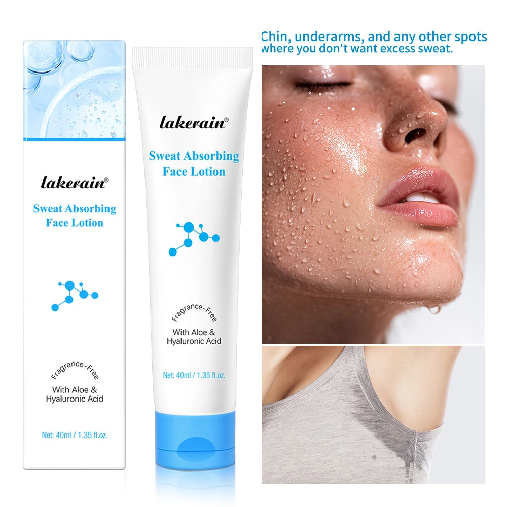 Sweat Absorbing Face Lotion Matte 40Ml Long - Lasting Sweat Control Absorbs Excess Oil Antioxidants Nourish Great Makeup Base Viralgem Store