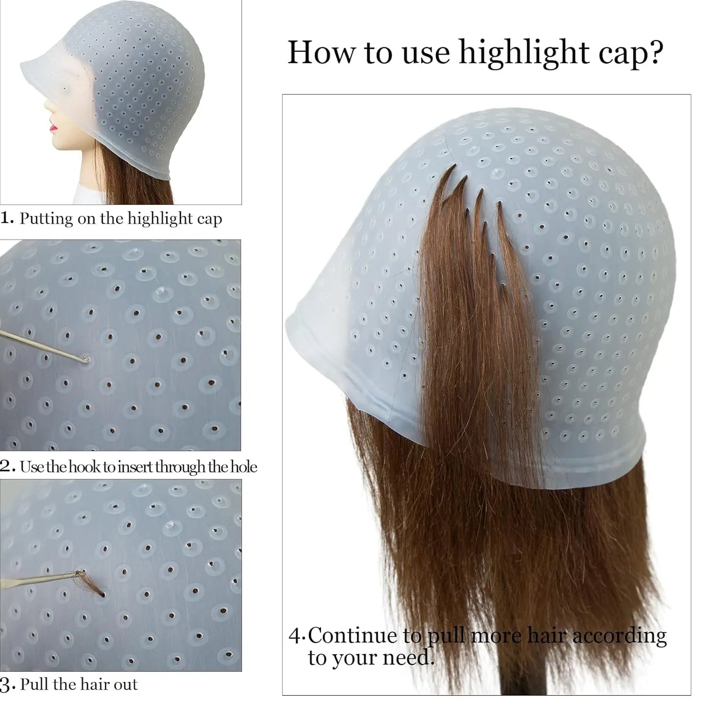 10 Pcs Professional Hair Bleach Kit Hair Coloring Products with Hair Dye Brush, Hair Color Bowl for Hair Coloring at Home