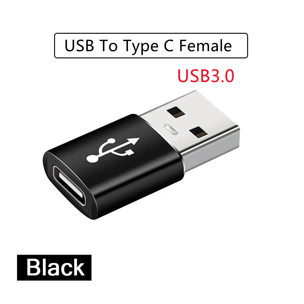 1/2PC Type C To USB 3.0 OTG Adapter USB C Male To USB Female Converter For Laptop Macbook Samsung Xiaomi USB C OTG Connector