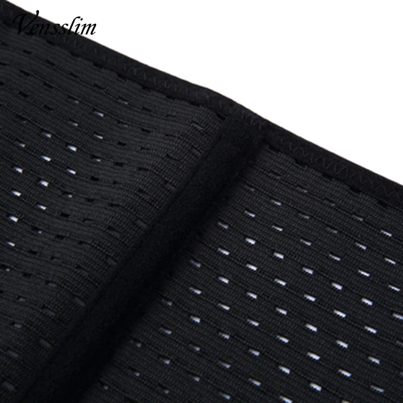 Vensslim Men Slimming Body Shaper Belt Weight Loss Tummy Control Strap Hooks Waist Trainer Workout Fitness Compression Corset Viralgem Store