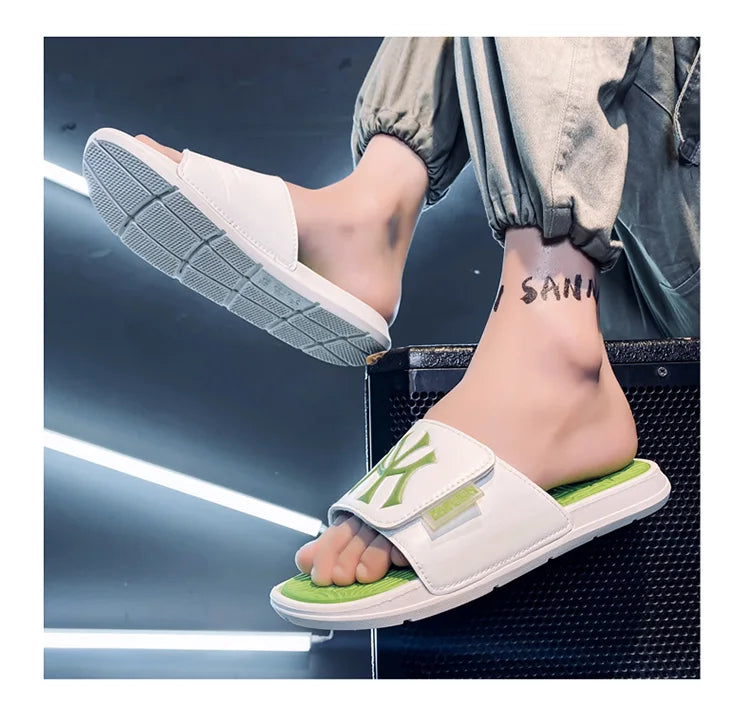 Women's Slippers Men Non-slip Slippers Summer Comfortable Beach Sandals Couple Thick Bottom Shoes Pillow Slippers 2023 Viralgem Store