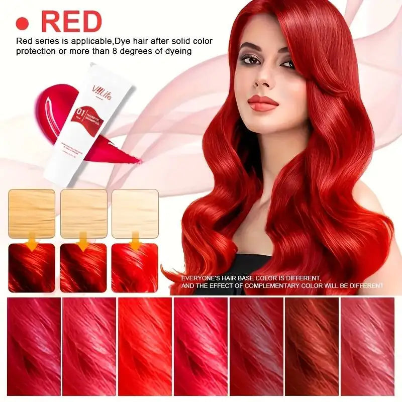 Unisex Hair Dye Permanent Styling Hair Color Wax Shampoo Fashion No Damage Quick Coloring Lasting Professional Hairs Dyeing Crea Viralgem Store