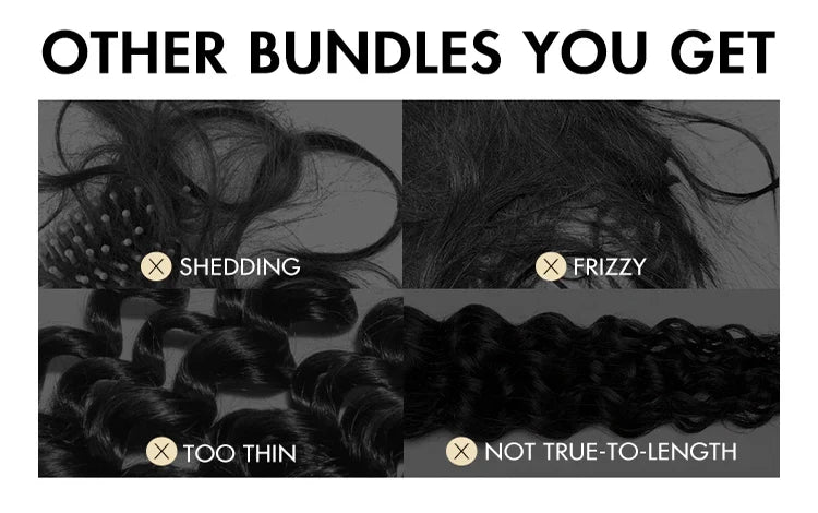 30 Inch Loose Wave Bundles 100% Human Hair Natural Black 14-32 Remy Hair Extensions Raw Hair Bundles For Women 10A Thick Bundles