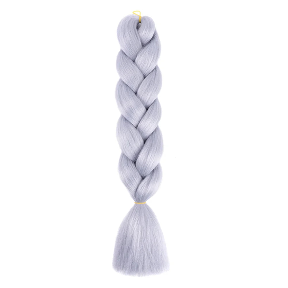 24 Inches DIY Jumbo Braiding Hair Synthetic Hair Extensions Afro Ombre Crochet Braid Hair Wholesale For Women Viralgem Store