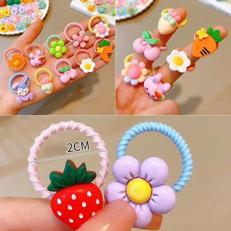 50/40/30pcs Cute Rubber Bands for Children Will Not Harm Hair with Good Elasticity. Girl Baby Headbands and Cute Girls Headdress Viralgem Store