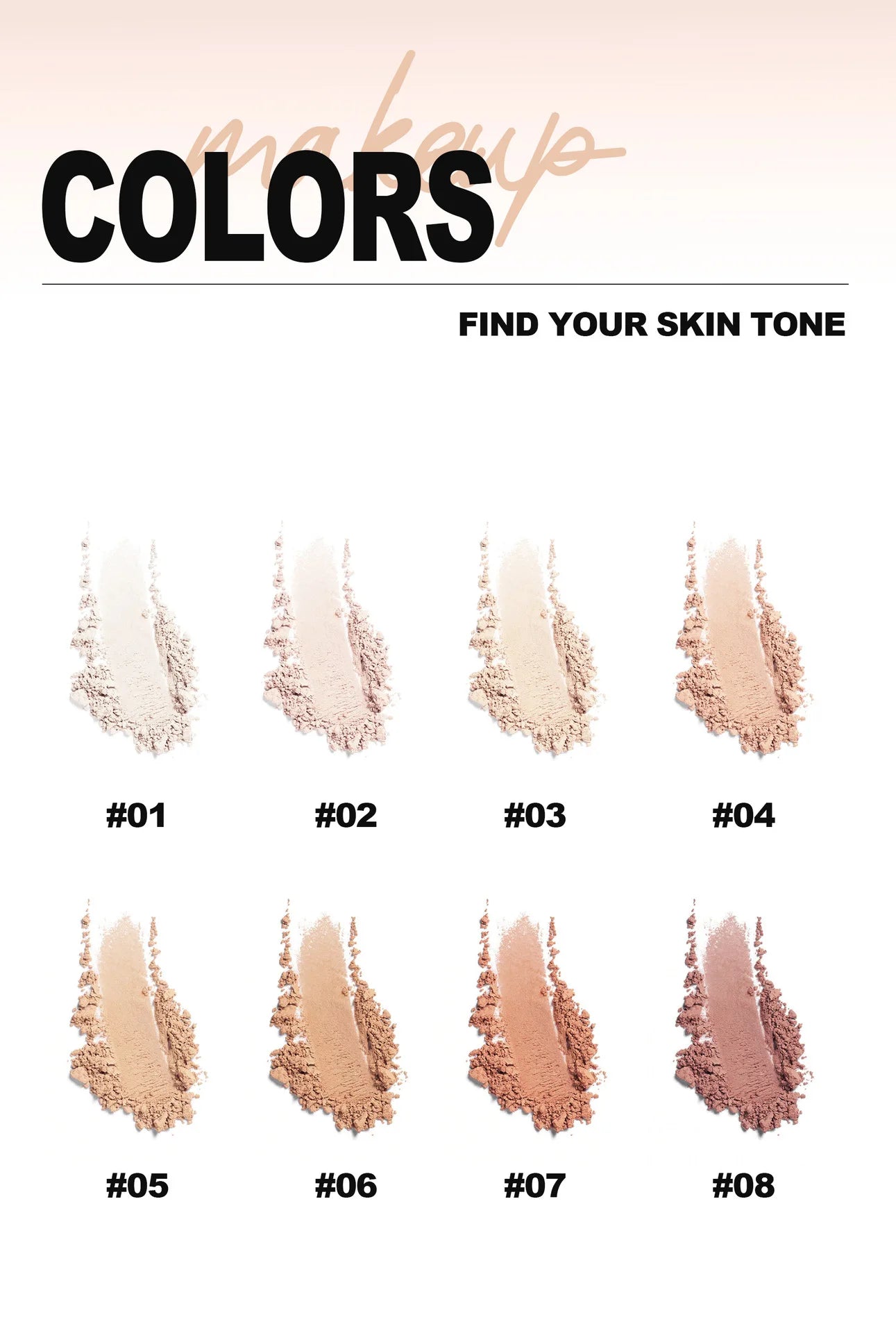 8 Color Matte Face Pressed Powder 24 Hours Oil Control Natural Setting Powder Foundation Full Coverage Waterproof Lasting Makeup Viralgem Store