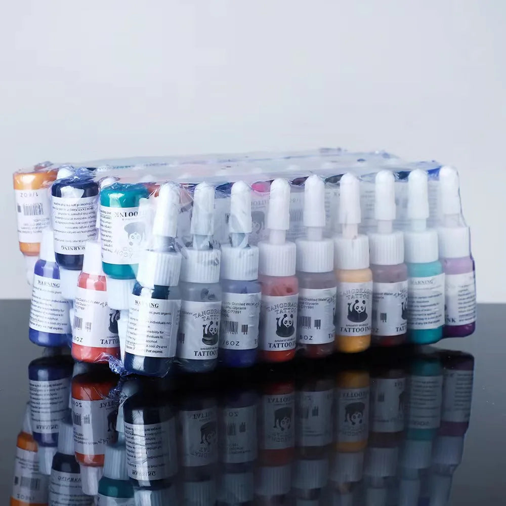 6/8/10 color ，Professional tattoo ink set,  tattoo consumables, long lasting, painting, body art supplies Viralgem Store