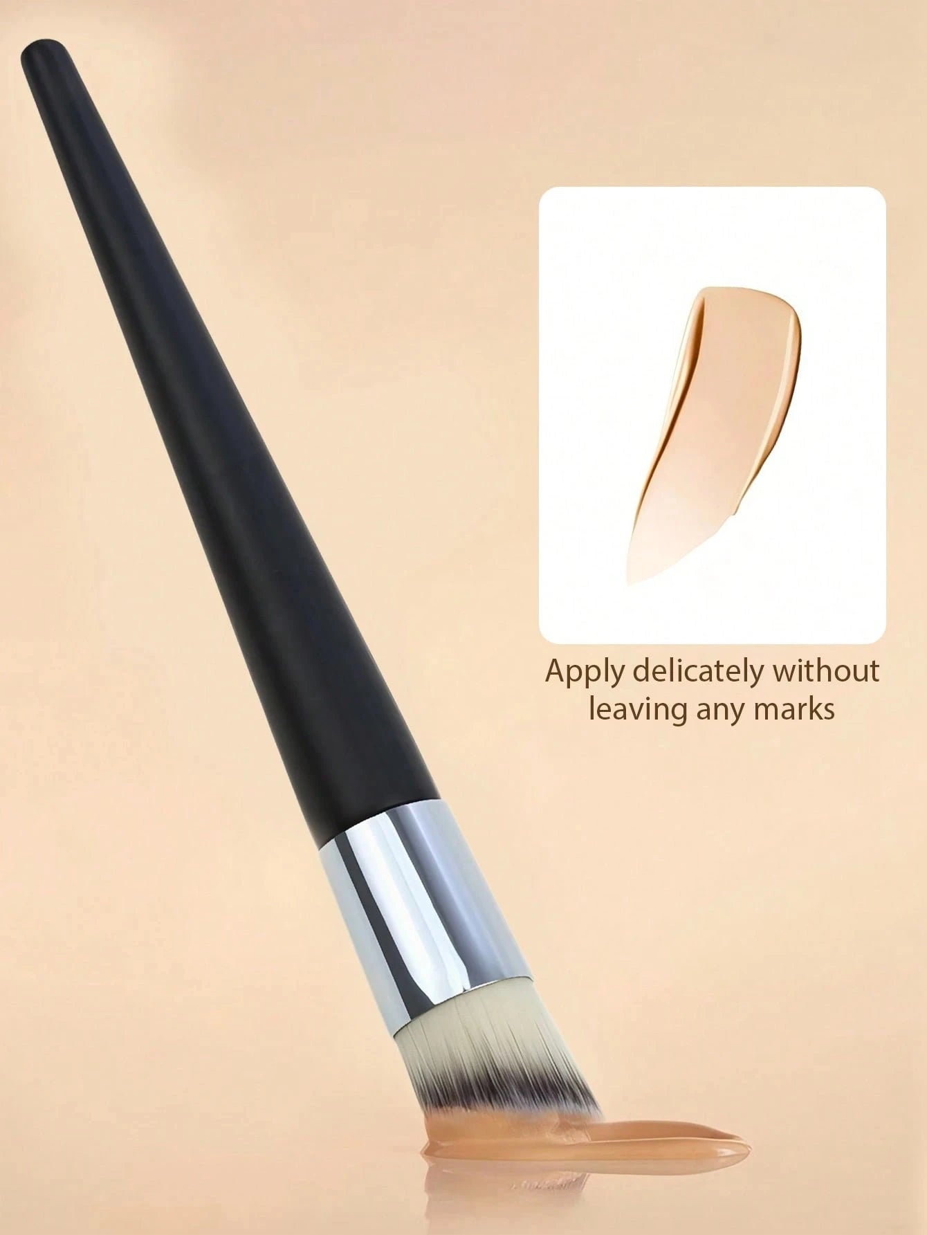 1PC Pro Foundation Brush Broom Powder & Shadow Brush Liquid/Cream & Blush Mix Angled Professional Makeup Brush Makeup Tools