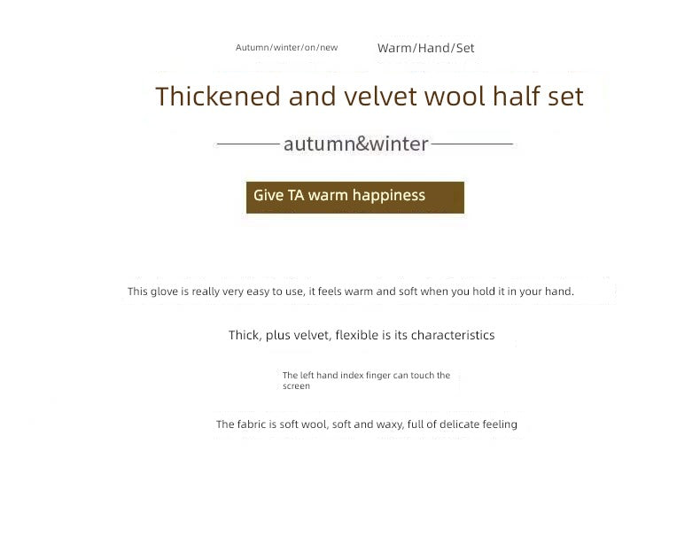 Women's Anti-Cold Windproof Touch Screen Gloves