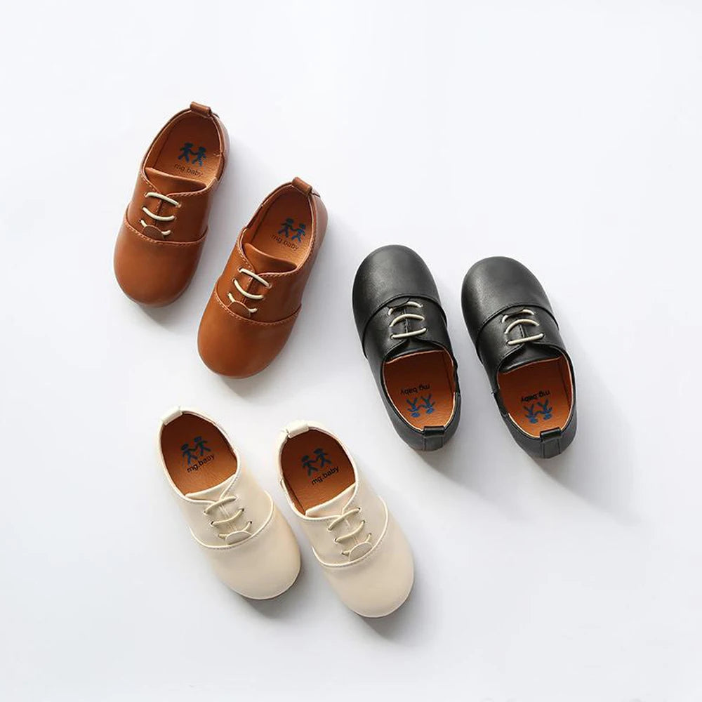 1-5 Years New Baby Shoes For Boy Leather Toddler Children Barefoot Shoes Soft Outdoor Kids Tennis Fashion Girls Sneakers