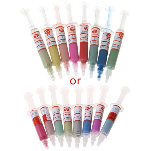 8Pcs Diamond Polishing Lapping Pastes Compound Syringes Set 0.5-10 Micron Tools Viralgem Store