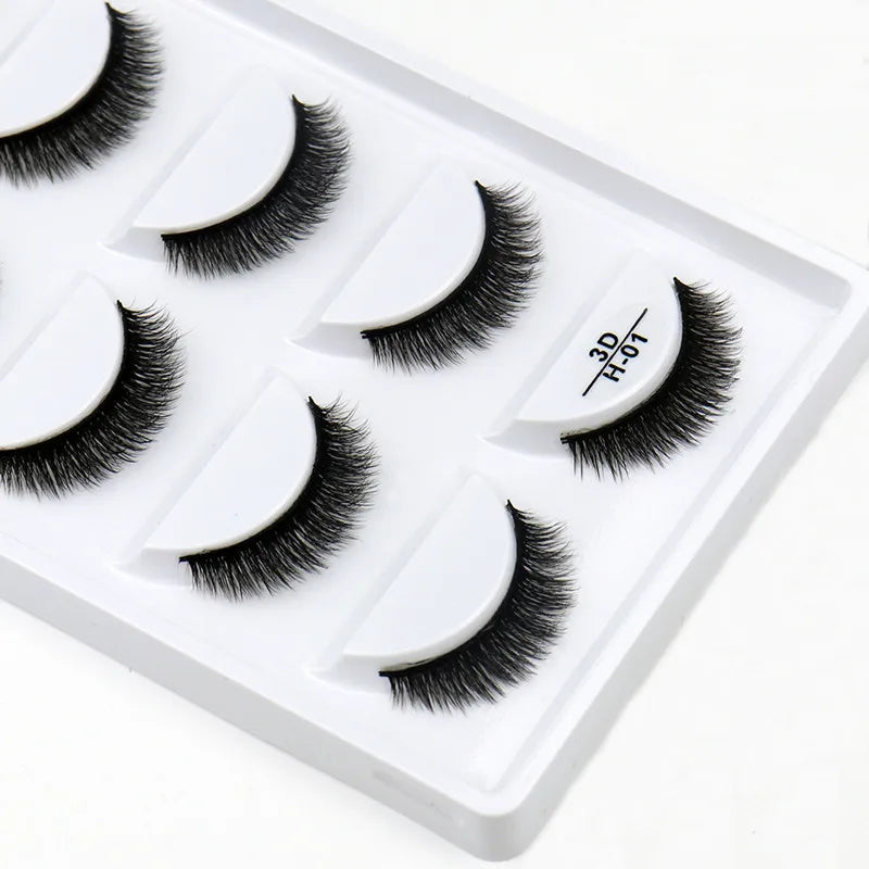 5 Pairs 3D Mink False Eyelashes h13, Soft Eyelash Extension Natural Eyelashes makeup Lashes Wholesale G800, G806 Viralgem Store