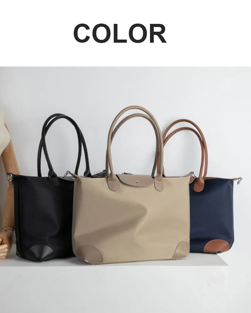 Women's Tote Bag Large Capacity Waterproof Oxford Cloth Women Shoulder Bag Luxury Designer Crossbody Bags Foldable Handbags Viralgem Store