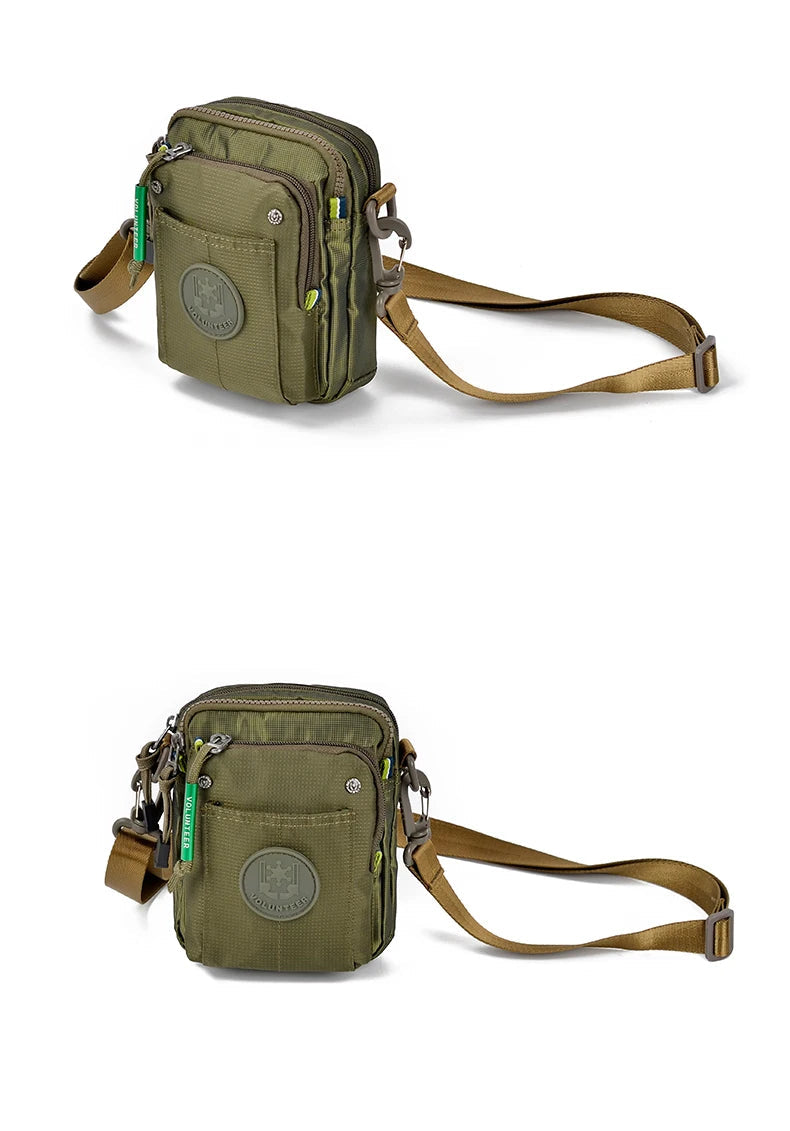 VOLUNTEER Crossbody Bags for Men Fashion Waterproof Phone Oxford Cloth Casual Small Messenger Men's Shoulder Sling Bag 1652-11 Viralgem Store