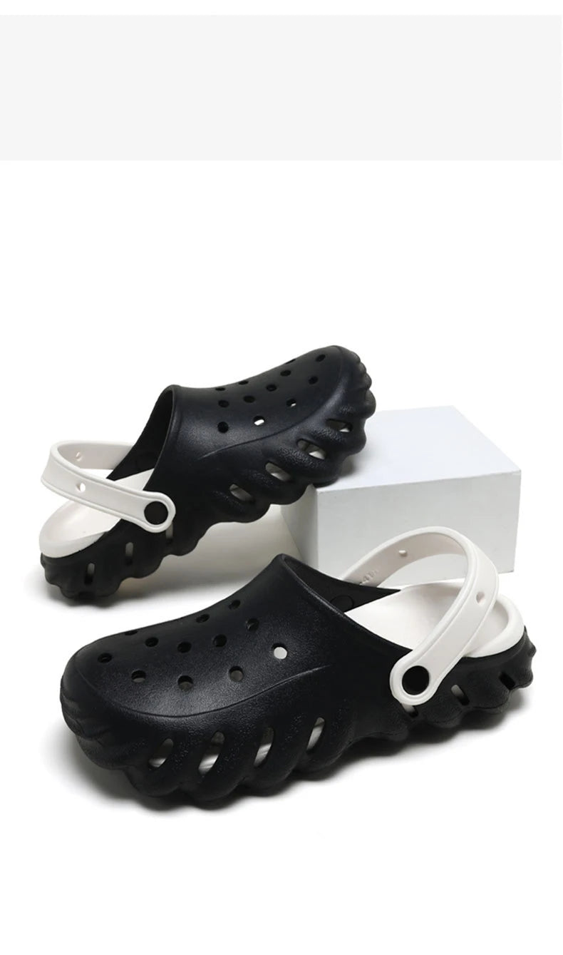 2024 Unisex Casual Slippers Fashion Men Flip flops EVA Garden Slippers Outdoor Beach Men Shoes Indoor House Home Shoes Summer Viralgem Store